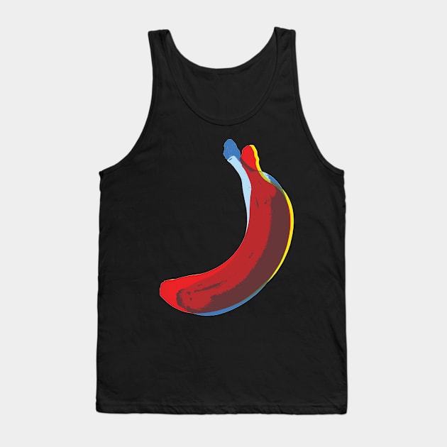 Trashy Pop Art Banana Pop Art Tank Top by DANPUBLIC